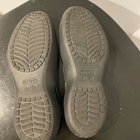 CROCS Women's Black Slingback slip on size 8 - Picture 4 of 4